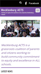 Mobile Screenshot of mecklenburgacts.org